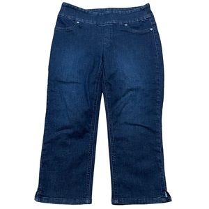 Chico’s Perfect Stretch Soft Jegging Capri Jeans.  Size 4